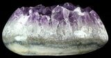 Purple Amethyst Crystal Heart - Uruguay #50916-1